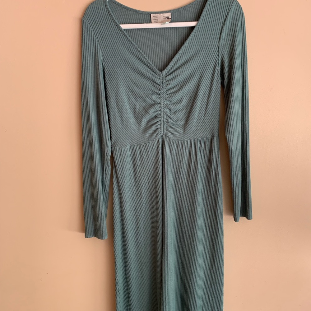 Green Anthropologie dress